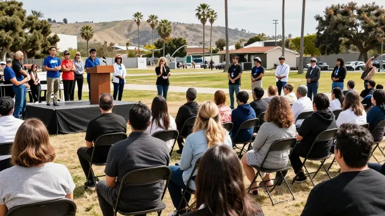 Illustration for: Hilton Courts Oceanside Voters With Gas, Sewage and Homeless Pledges